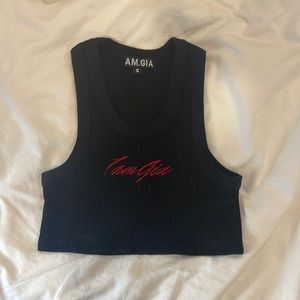 I am Gia cropped tank